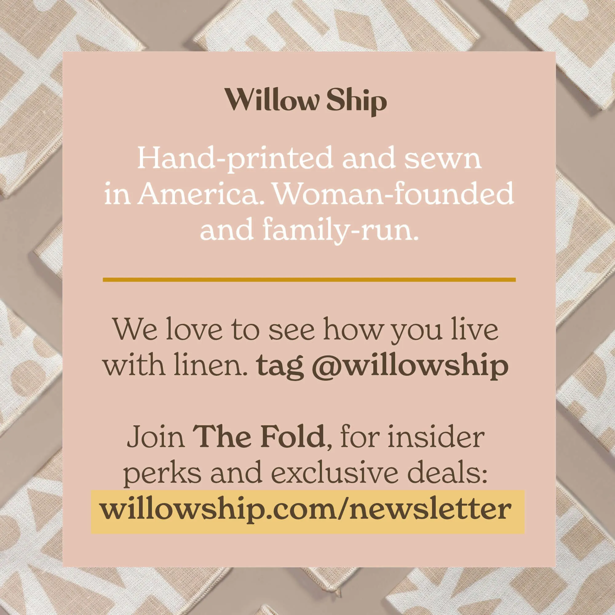 100% Linen Handmade 'Decon Floral' Dinner Napkins, Set of 2 by Willow Ship