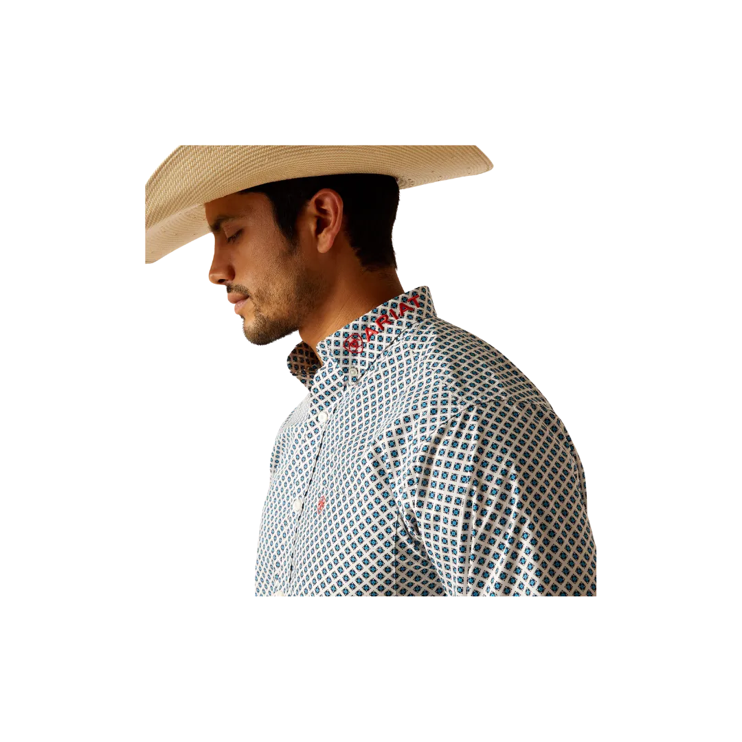 Ariat Men's Team Lochlan Fitted White Shirt