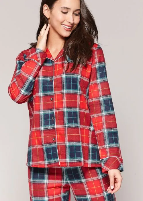 Claudel 100% Cotton Flannel Plaid Pajama