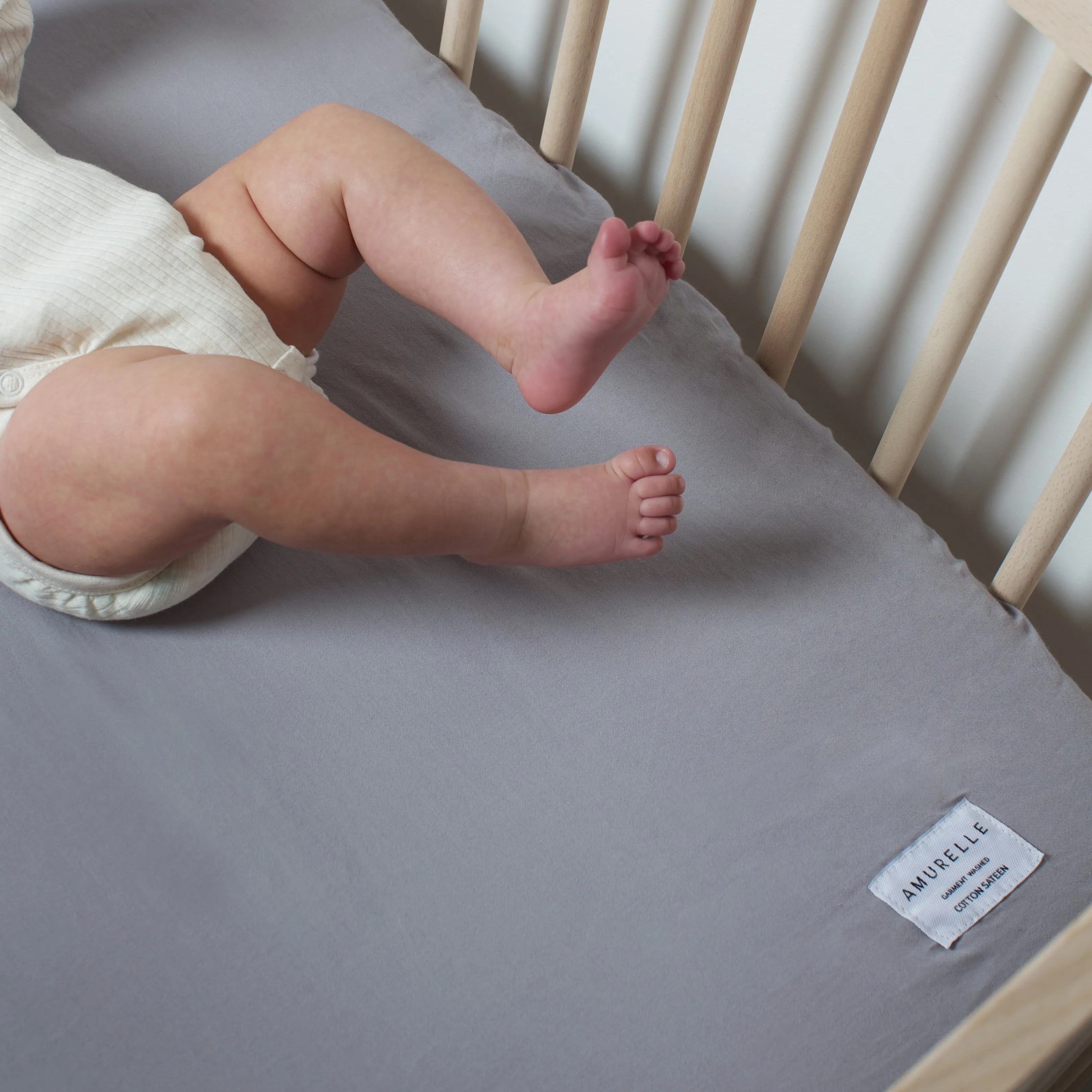 Hero Cotton Single Cot Sheet - Storm Grey