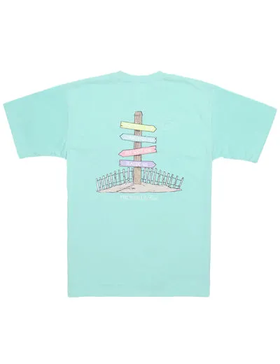 LD Beach Sign SS Seafoam