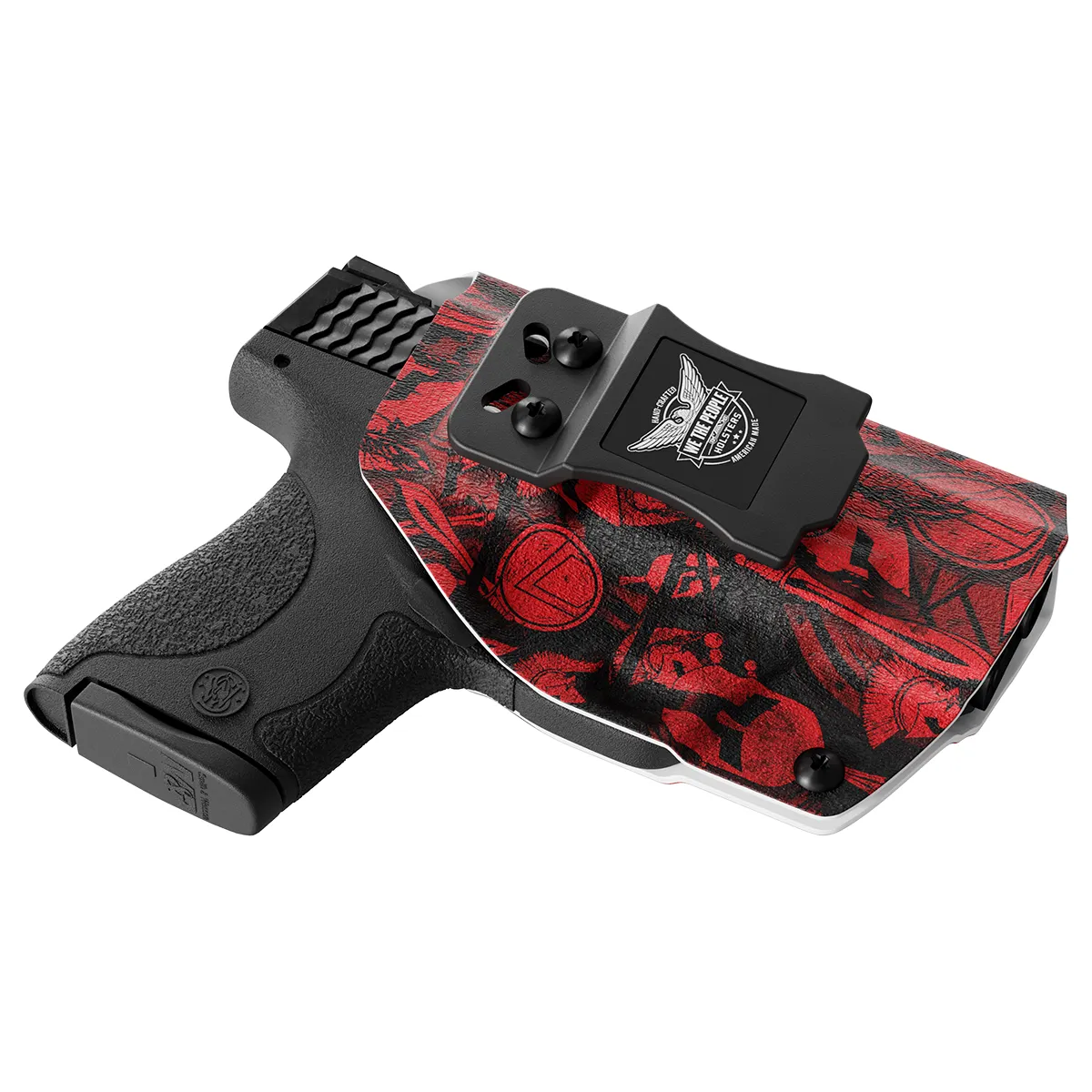 Red Spartan Camo Custom Printed Holster - IWB Kydex Holster