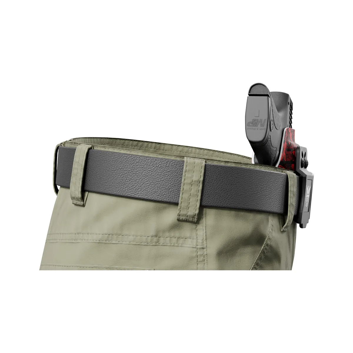 Red Spartan Camo Custom Printed Holster - IWB Kydex Holster